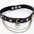 Hop Manufacturers Hot Sell Punk Neckband Rock Style Collar Hip Hop PU Leather Party Choker