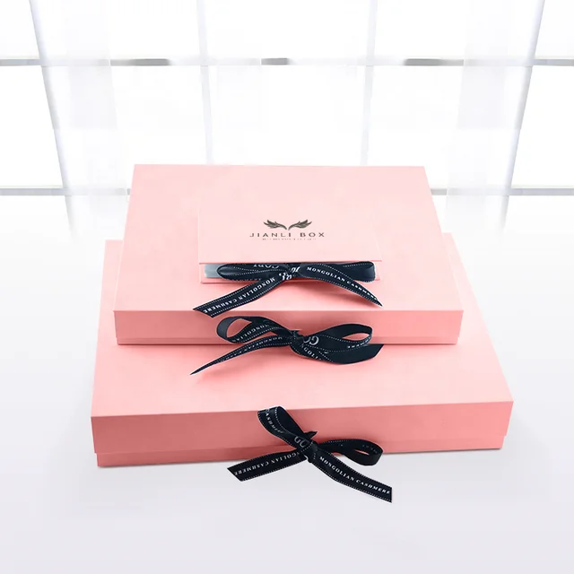 ribbon closure suitcase gift box ribbon packaging box with