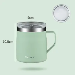 450ml 650ml Hot seller double wall cup for coffee takeaway coffee mug cup custom with handle