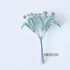 Wholesale Champagne Poinsettia Flowers Stem Christmas Floral Picks Wholesale