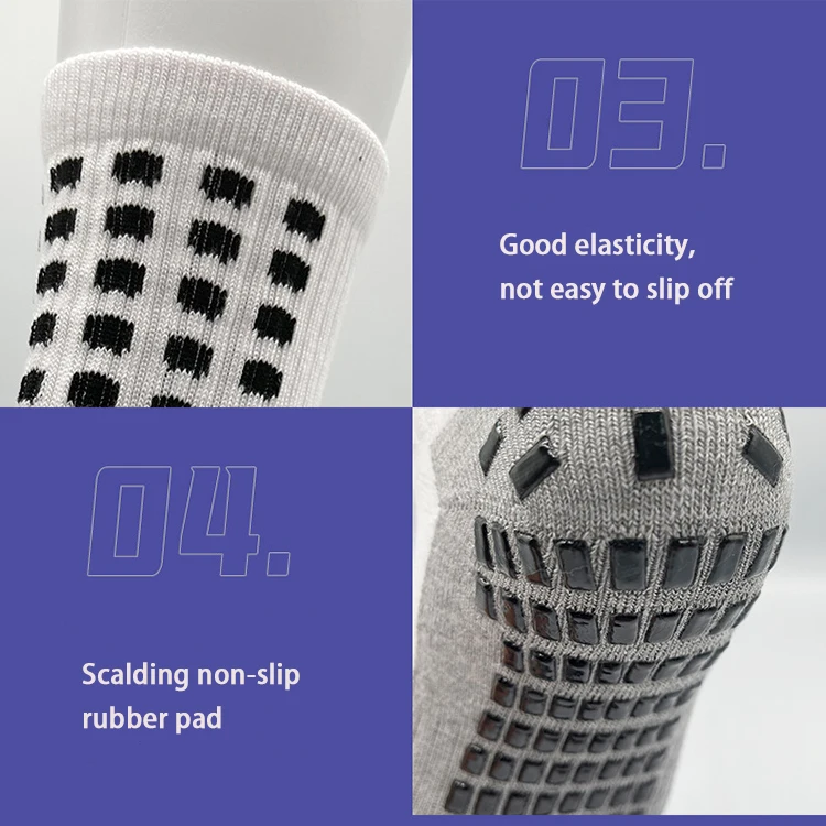 non-slip football socks