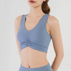 Best Selling Full Back Support Removable Chest Pad Vest High Impact Basic Sports Women Sports Bra Quality