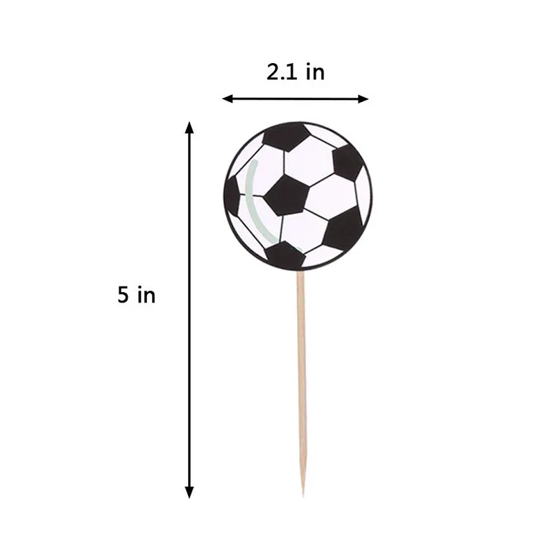 Football Basketball Baseball Rugby Cake Insert Card Sports Theme Baby Birthday Party Cake Decoration