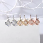 Cz Earrings Earrings 925 Earrings Earrings New Designs 925 Sterling Silver Fashion Jewelry CZ Drop Earrings