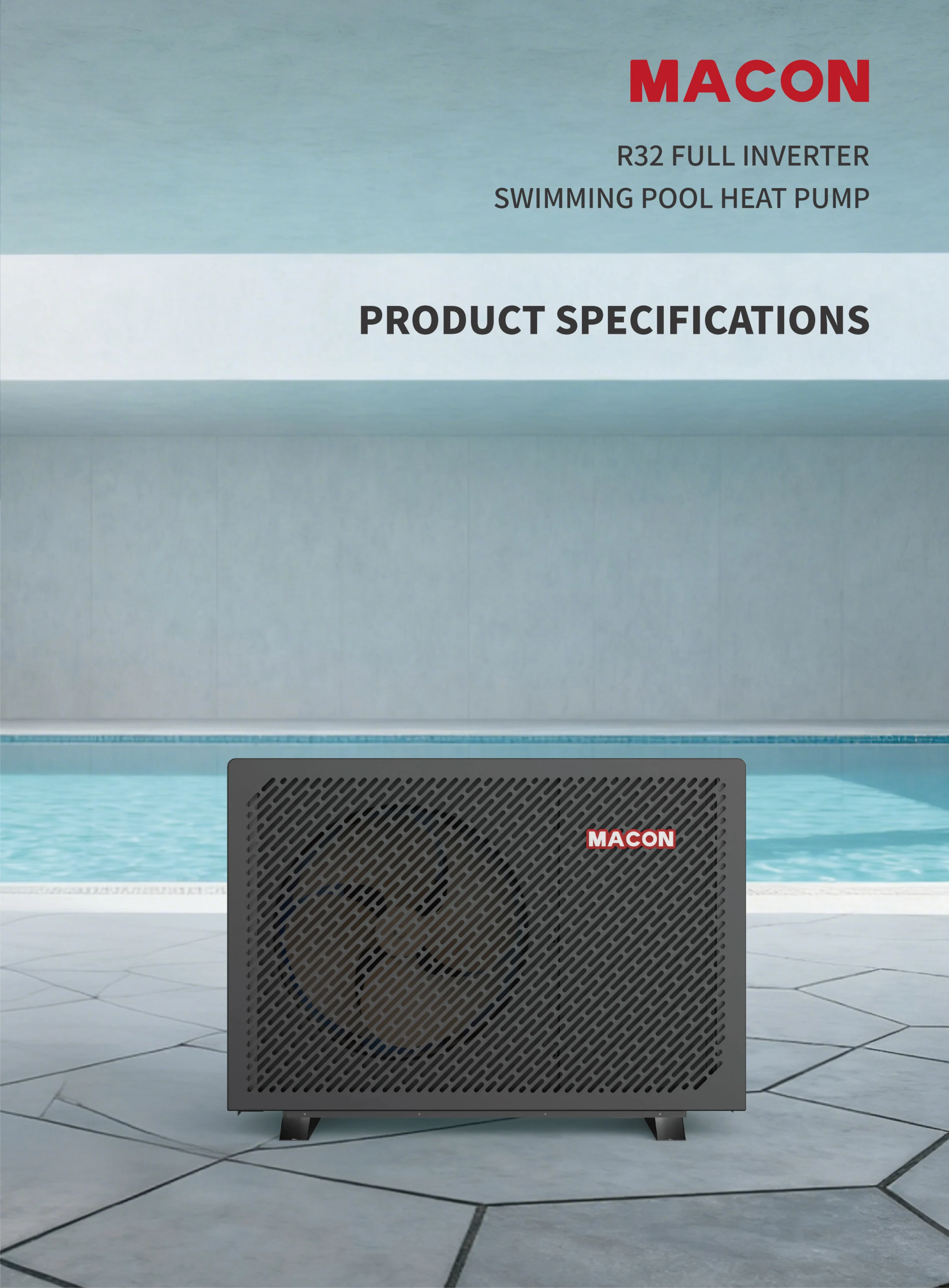 Swimming Pool Heat Pump, R32, 50kw, Inverter, Plastic - detail 18