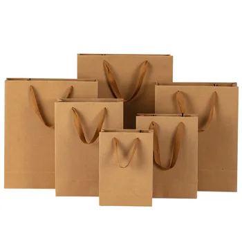 personaliser sac en carton emballag custom wholesale carrier bags brand clothes packaging shopping paper bags for boutique with