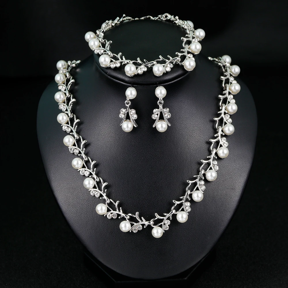 Necklace Earring Bracelet Jewelry Sets 