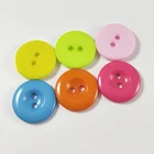 Amazon Hot Sale 2 Hole Flat Back Engraved Logo Colorful Plastic Resin Custom Buttons For Clothing/clothes