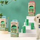 Pet Plastic Waste Bag Compostable 100% Biodegradable Pet Dog Waste Poop Plastic Garbage Bag Rolls Highest En13432 Rated