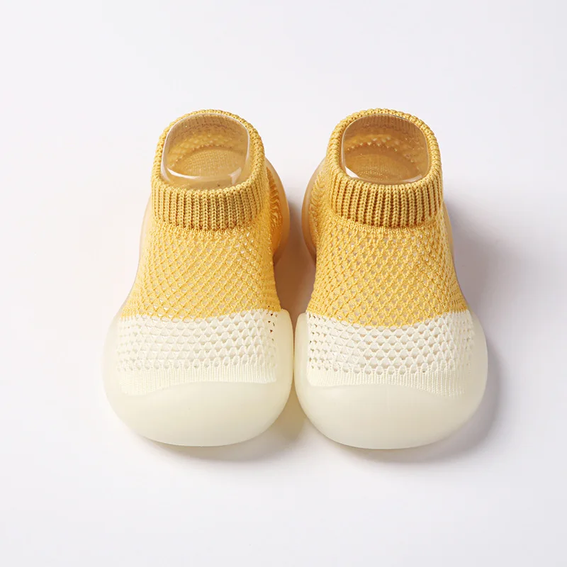 Newborn Soft Rubber Sole Non-slip Toddler First Walkers Summer Girls Boys Baby Sock Shoes