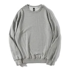 Logo Hoodie Sport High Quality Custom Logo Print Blank Hoodie 100% Cotton Crew Collar Unisex Sport Sweatshirt Wholesale
