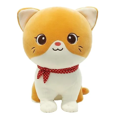 sitting cat plush