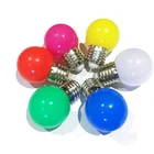 Led Bulb HIGH QUALITY LED G40 PLASTIC COLOR COVER E27 B22 LED BULB