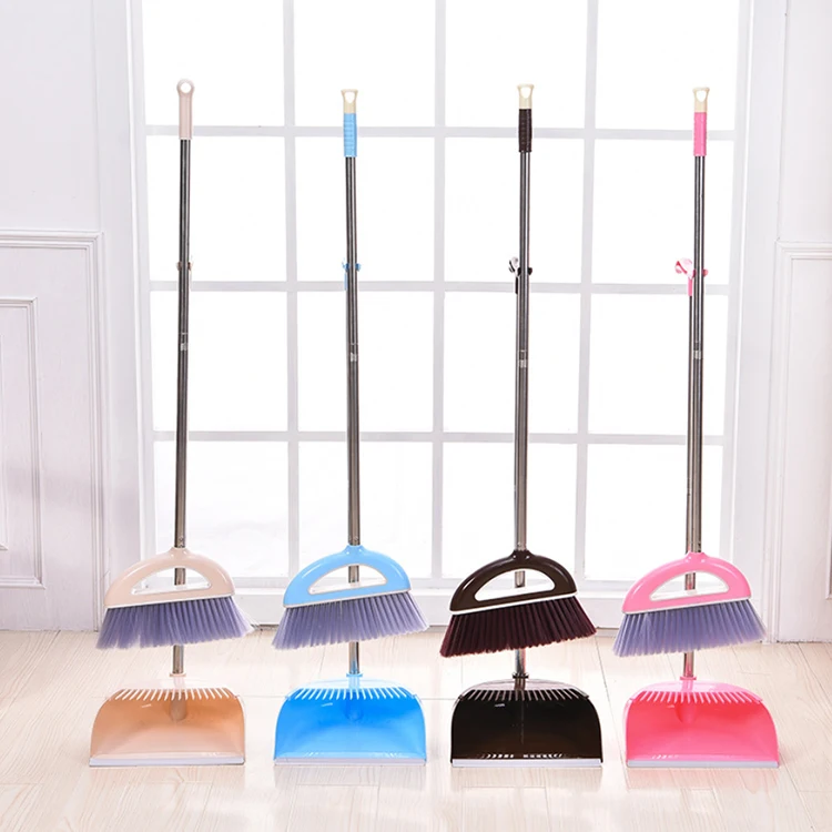 A2357  Plastic 3pcs/set Household Clean Floor Tool Besom Sweeper Combination Whisk Magical Broom Dustpan Sets