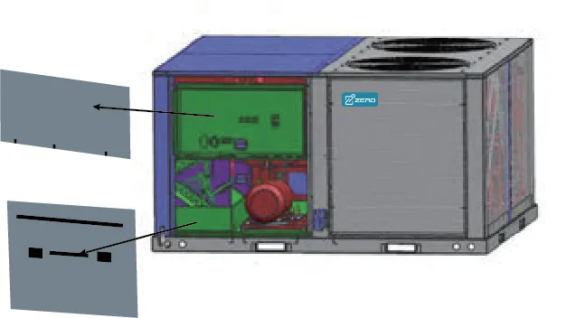 Rooftop Packaged Unit, Inverter, HVAC, 10-15 - detail 28