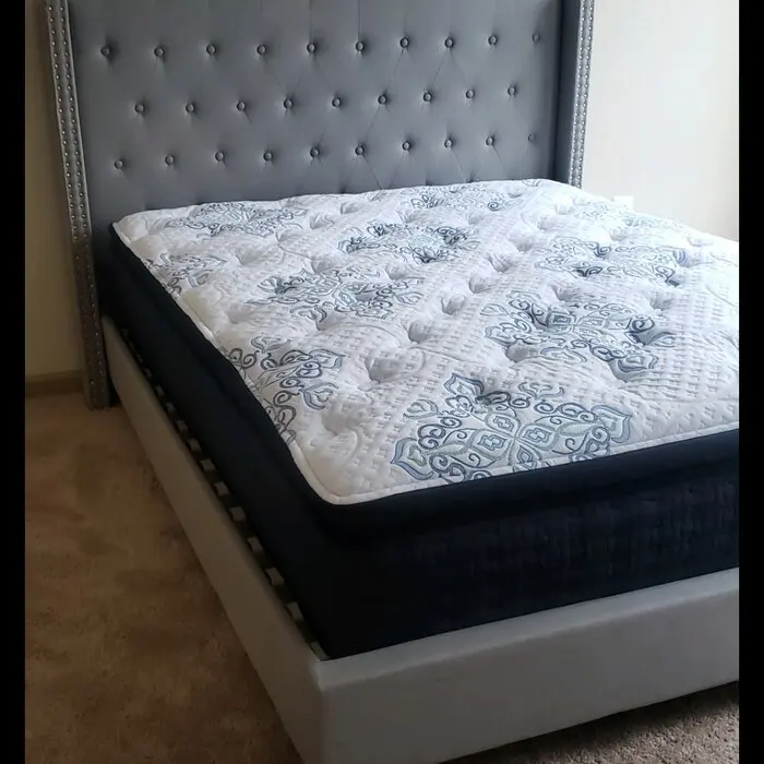 Super comfortable euro top full size pocket spring coils mattress queen king president mattresses