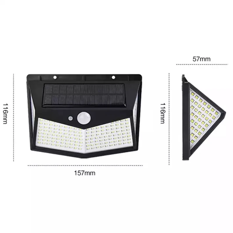 Wholesale Waterproof Motion Sensor Outside Small Solar Wall Lamp Security Solar Outdoor Light With Motion Sensor