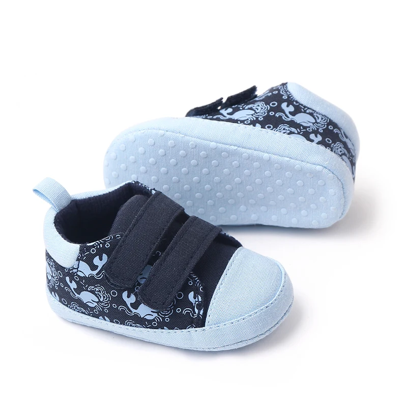 Spring and Autumn New Animal Pattern Soft Soled Infants Casual Walking Shoes for Baby Boys manufacture