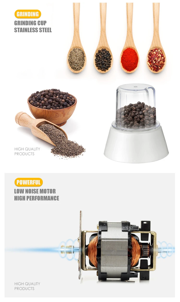 Liquidificador de alimentos automático de plástico industrial ecológico com garantia comercial para café