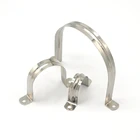 U Clamps Universal U Shaped Stainless Steel Saddle Single Pipe Clamps