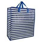Recycle Bag Shopping Bag Recycle Recycle Grocery Packaging Zipper Woven Pp Shopping Bag For Custom