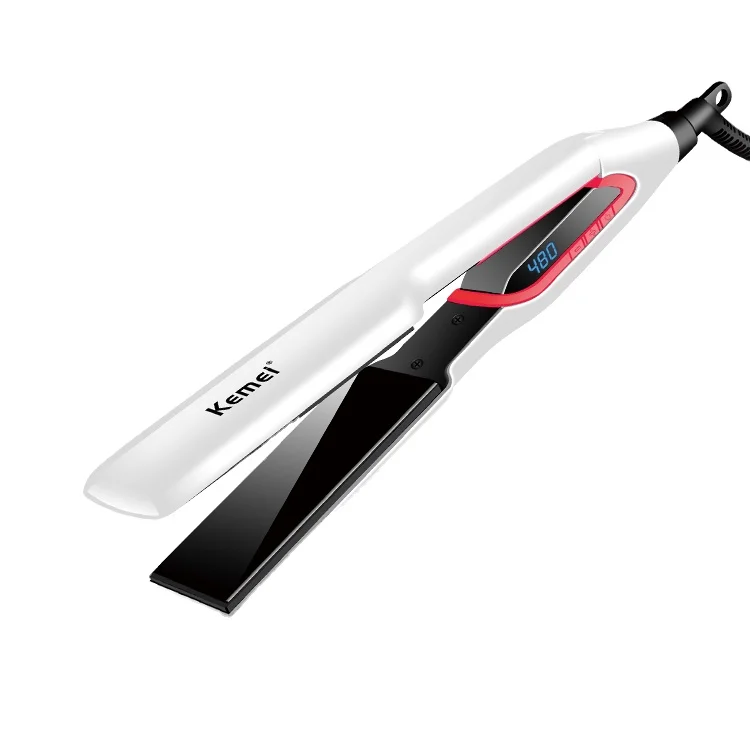 Amazon.com: Alisador de pelo de vapor Kemei marca vapor planchas de alisado  de Peine Automático recto cepillo para polvo de pelo plancha de vapor  Plancha de pelo de cerámica eléctrico herramientas :
