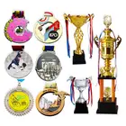 Factory Direct Sell Wholesele Custom Metal Award Medal And Trophies For Sports Match