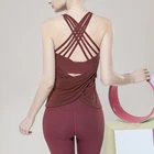 Running Women Running Exercise Clothing Nightgown Sports Tracksuits Active Wear Bra Vest Yoga Top Tank