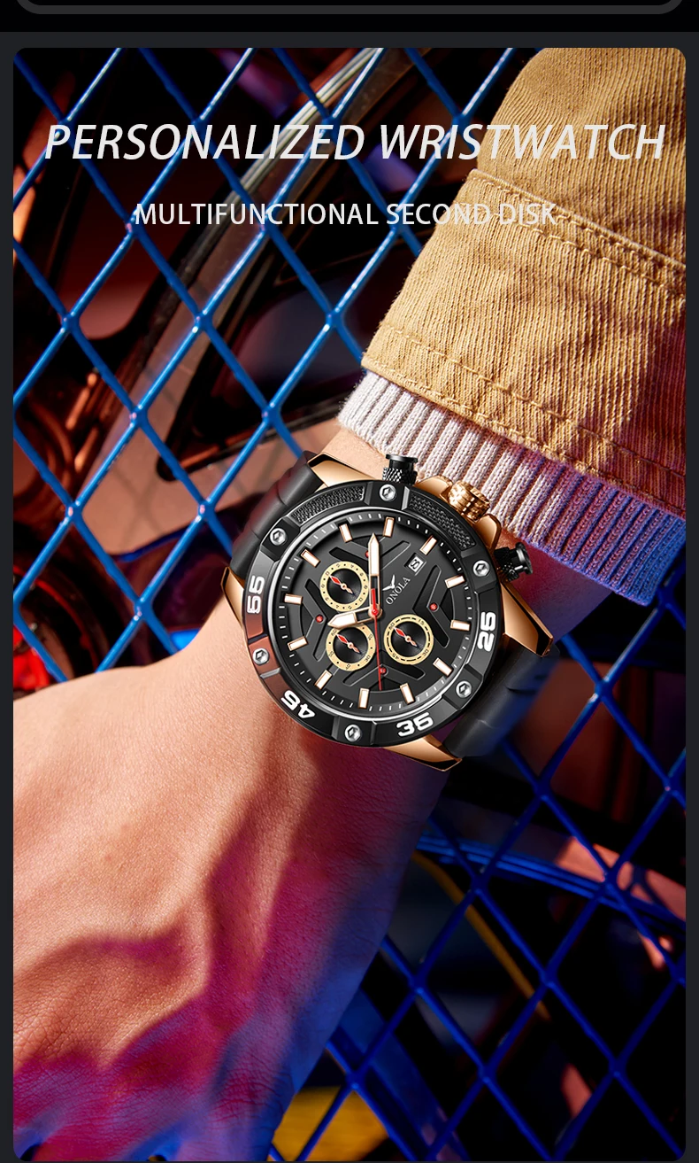 Onola Brand Design Custom Watch Manufacturer Sports Waterproof Watches