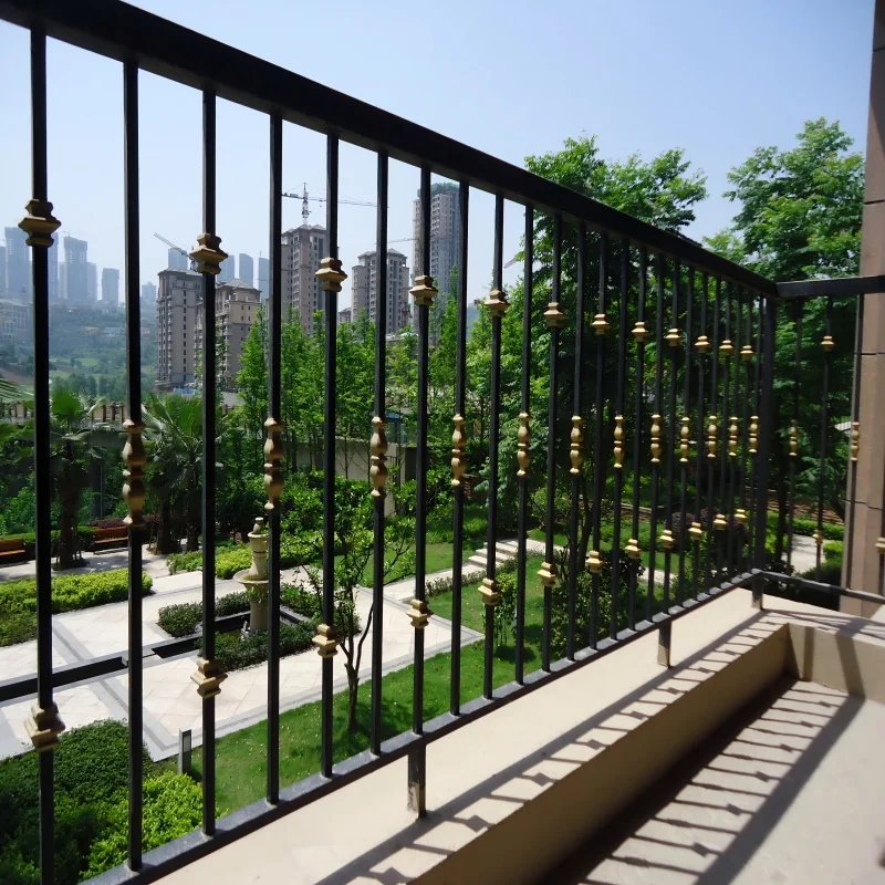 Galvanized Steel Balcony Railings Outdoor - Corrosion-Resistant & Modern Railing Design for Balconies details