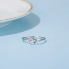 Day Silver Rings 925 Factory Custom Mothers Day Gift Love Heart Ring Woman Silver 925 Rings Silver Jewelry