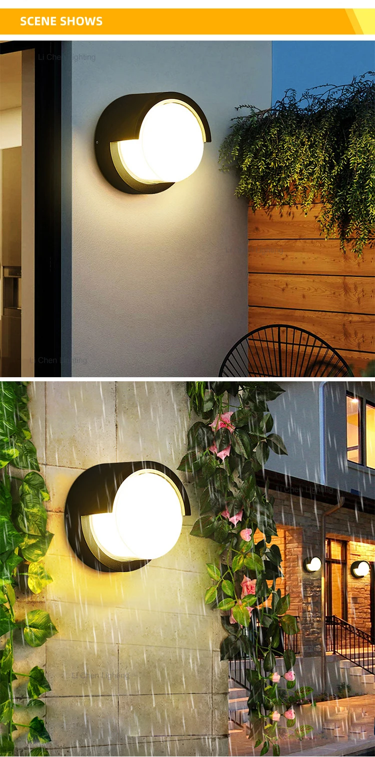 bd11 modern wall mounted lamp outdoor corner ip65 waterproof wall light garden house courtyard lighting -4