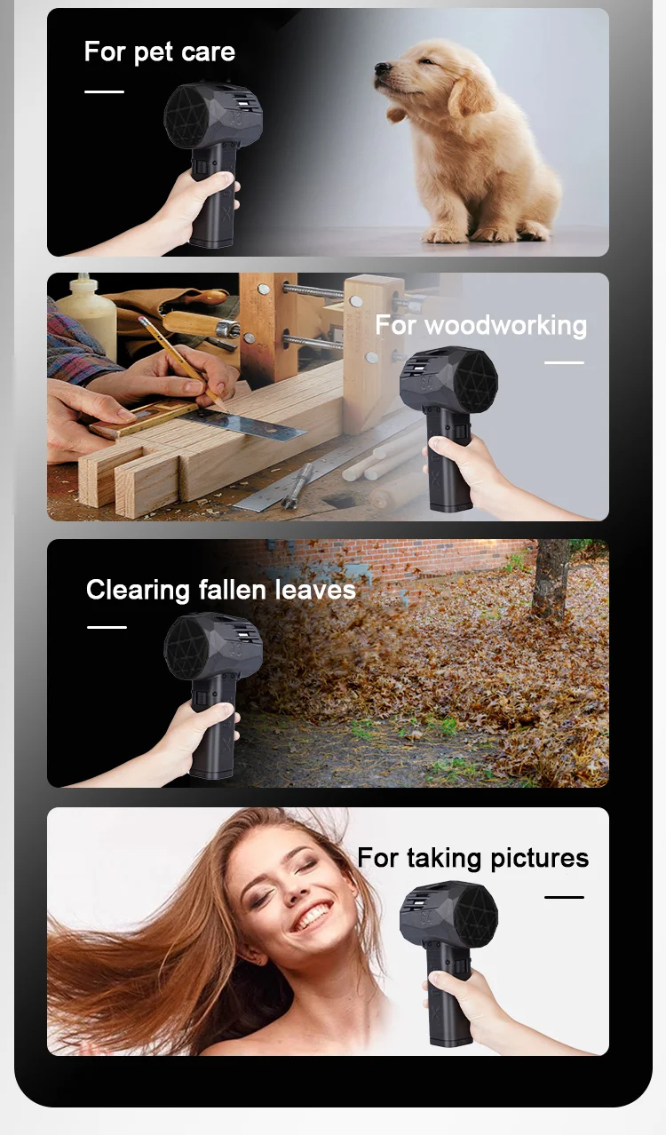 HamGeek迷你X64PRO 950W 240千米/h暴力风扇第5代涡轮喷气风扇,带1500g推力64毫米风道