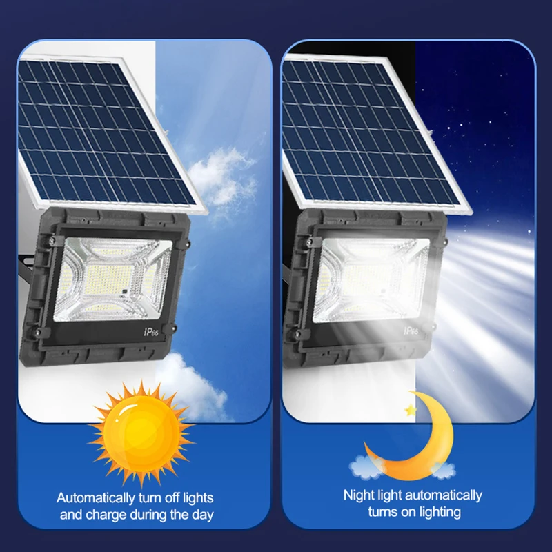 Solar light household outdoor garden light new rural led high-power floodlight super bright waterproof street light