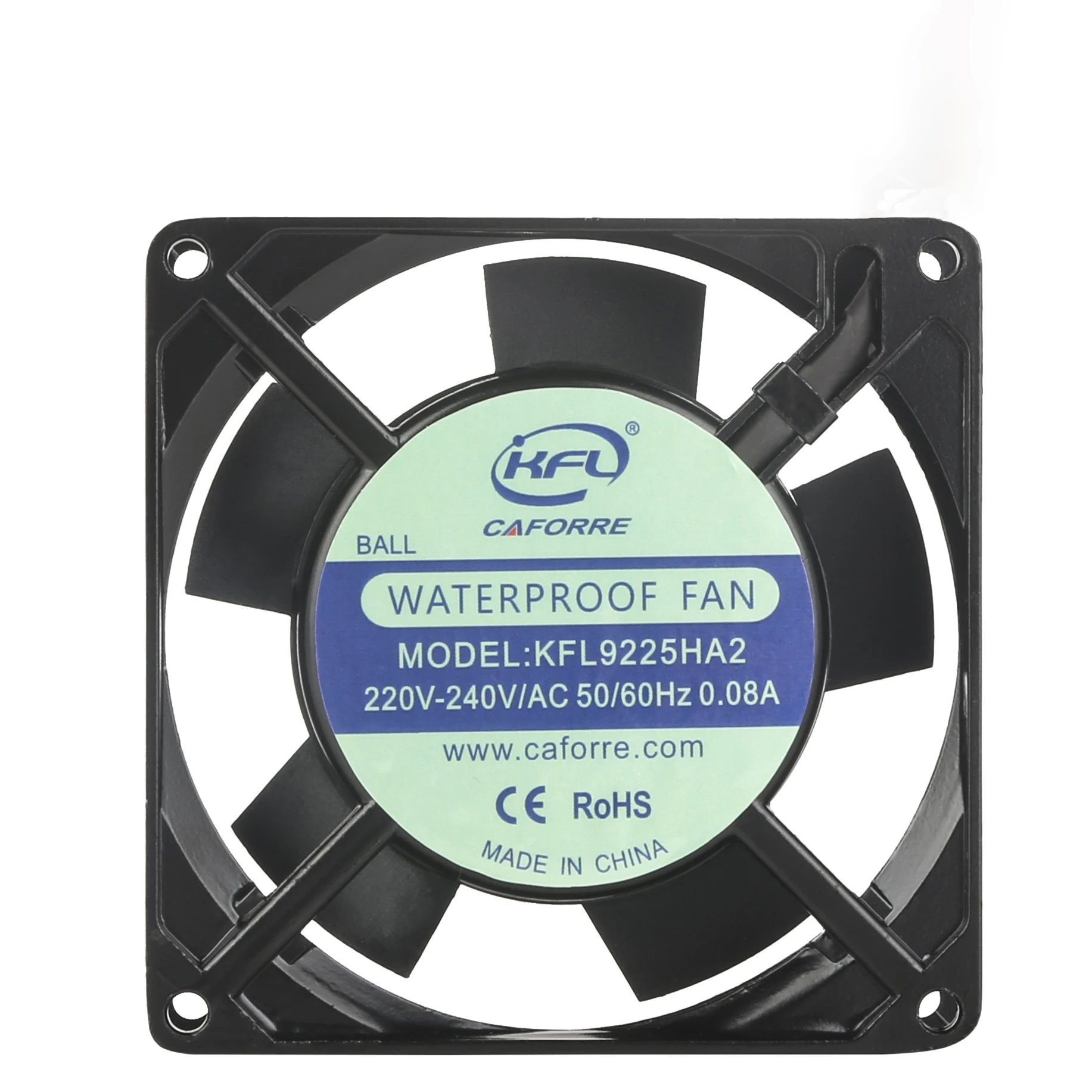 Axial Fan, KFL9225-W, 92x92x25mm, 220V, Waterproof - detail 2