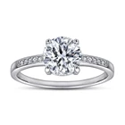 Sterling Silver 925 Engagement Wedding Ring Tonglin Hot Selling Silver Sets 925 Jewelry Vendors Rings