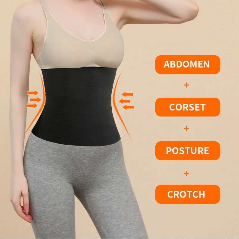 Elastic Belly Body Shaper Compression Sportswear Belt Stomach Belly Tummy Wrap Gym Workout Body Slimming Support Waist Trainer