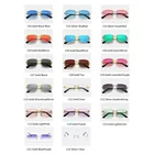 HBK 2021-2022 New Fashion Luxury Frameless Sun Glasses Rimless Sunglasses