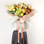 Paper Line China Online Sales Matte Paper Magnetic Line Fresh And Waterproof Flower Wrapping Paper
