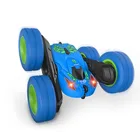 Rc Toy With 1:28 Double Sided 4x4 Off Road RC Race Stunt Car Toy With Lights