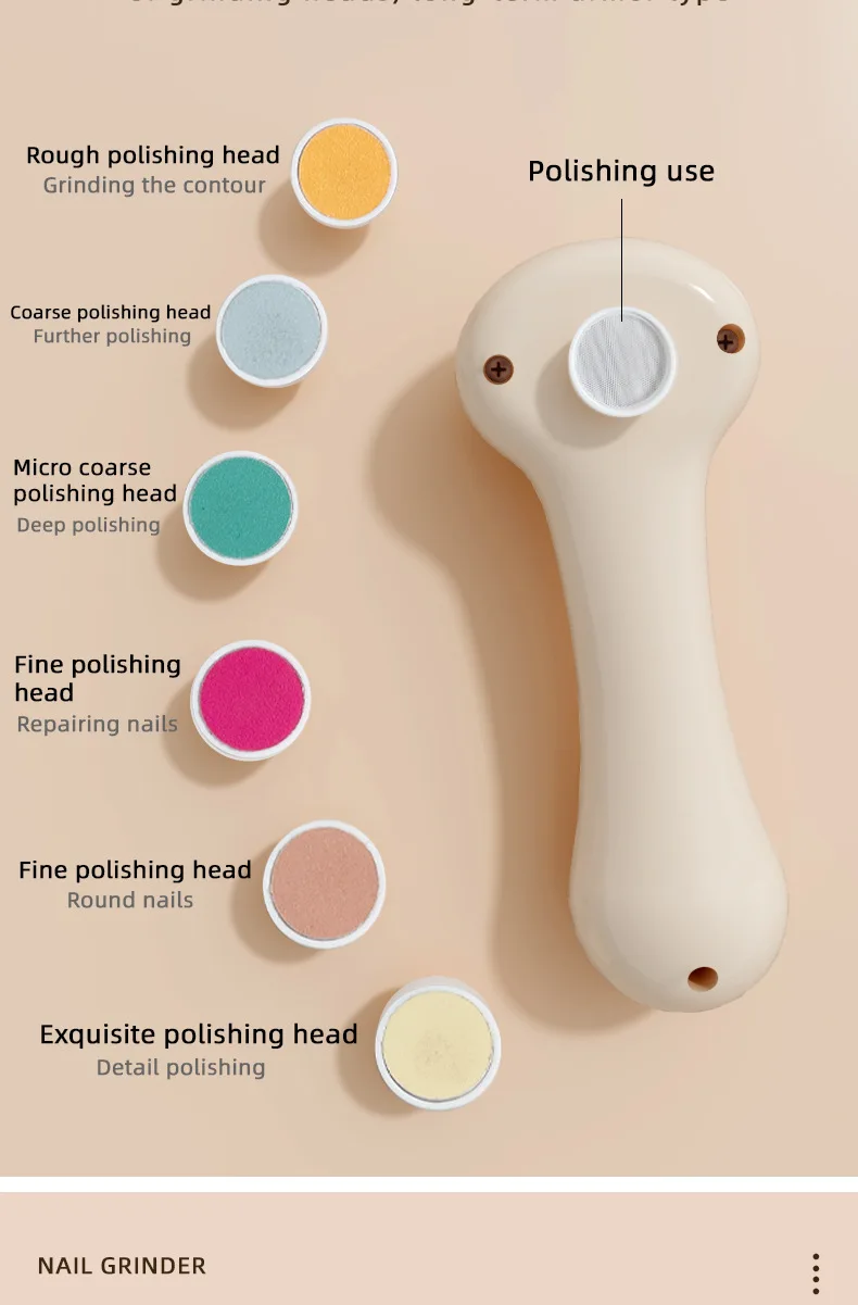Wholesale New USB Rechargeable Pet Nail Grinder Safe to Use for Dogs and Cats Pet Supplies supplier