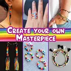 Beads Bead Letter Jewelry Making Kit Beads For Bracelets Bead Craft Kit Set Glass Pony Seed Letter Alphabet Diy Charm Beads