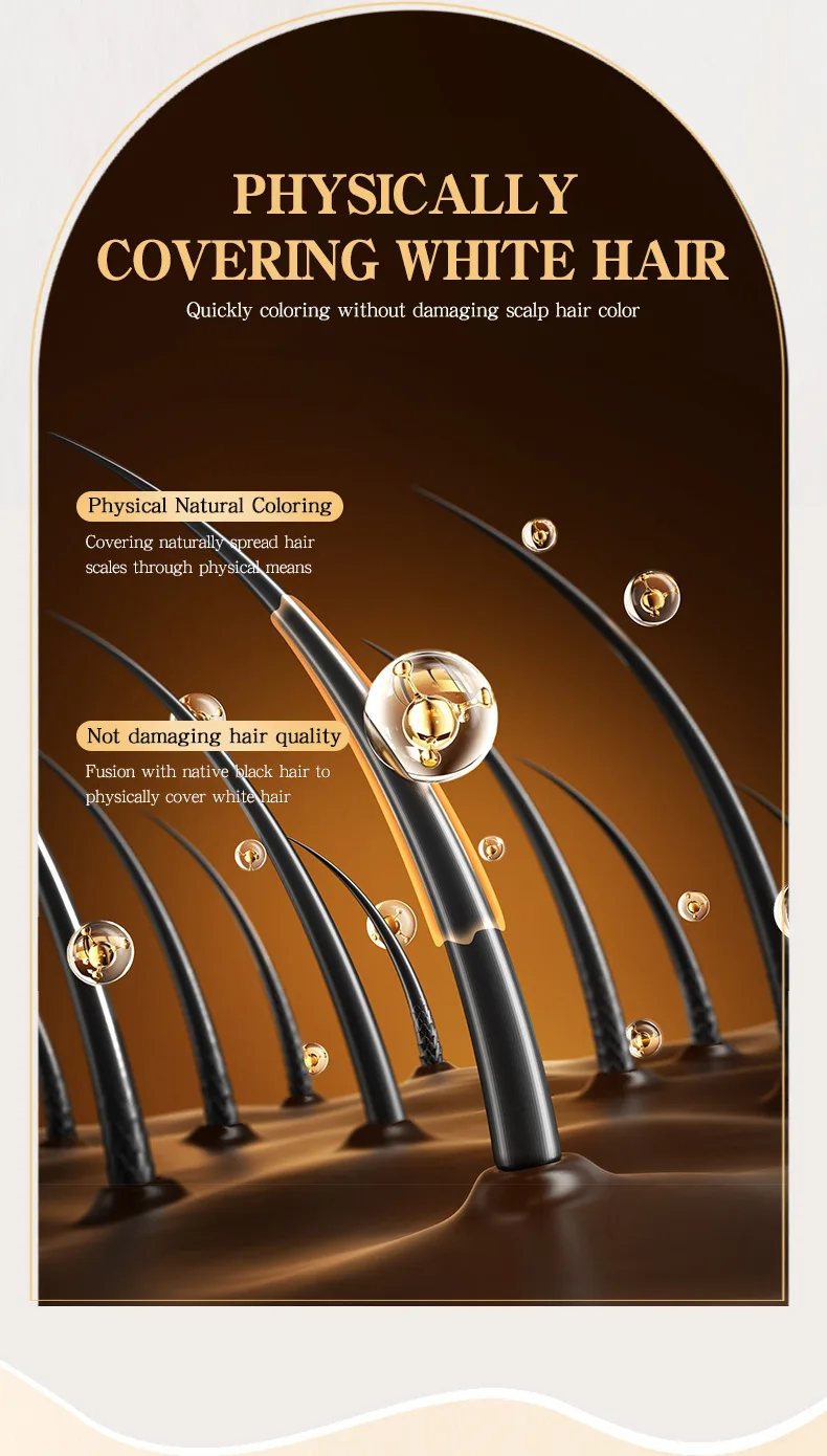 OEM ODM Custom Hairdressing Stick Private Label Wholesale Cover Gray Hair Portable Gentle Dyeing Hairdressing Wand Factory Price