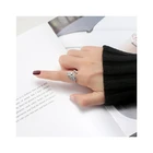 Custom High Quality Wholesale Custom Fashion Exquisite Tiny Vintage Luxury Real Silver Ring
