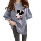 Tshirt Women Cartoon Mickey Tshirt Tops Summer Casual Oversized Women T-shirts