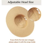 Hat Custom Logo Hot Sale Wholesale Beach Fedora Hat Paper Women Straw Hat