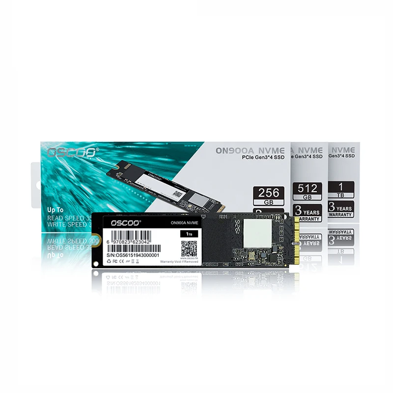 Oscoo Factory Quality Pcie Nvme Ssd 256gb 512gb 1tb 2tb Nvme Pcie 3.0 X 4 With 3d Tlc Hard Drive For - Buy Ssd/ssd Nvme/nvme Ssd/ssd Nvme 1tb/nvme 1tb/2tb