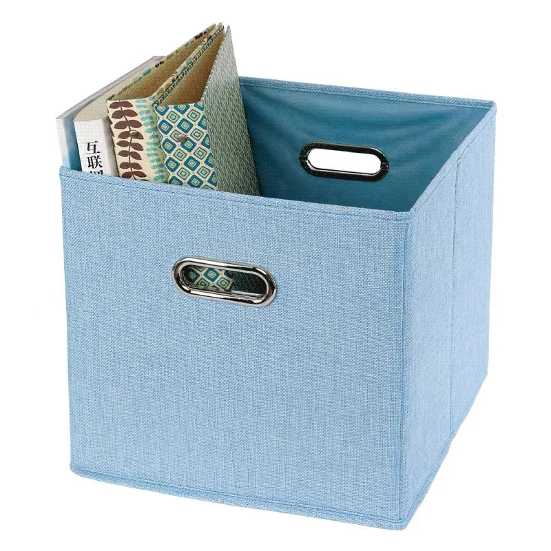 Closet Organizer Non Woven Collapsible Clothes Storage Cube Bins Breathable Foldable Fabric Storage Boxes