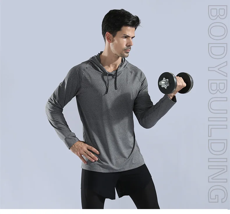 Sports Outdoor Hood Training Long Sleeve T-shirt Running Gym Top Loose  Trendy Men's T-shirt New Basketball Bottoming Shirt - Buy Starter  Sportswear,Venus Sportswear,Sexy Sportswear Product on Alibaba.com