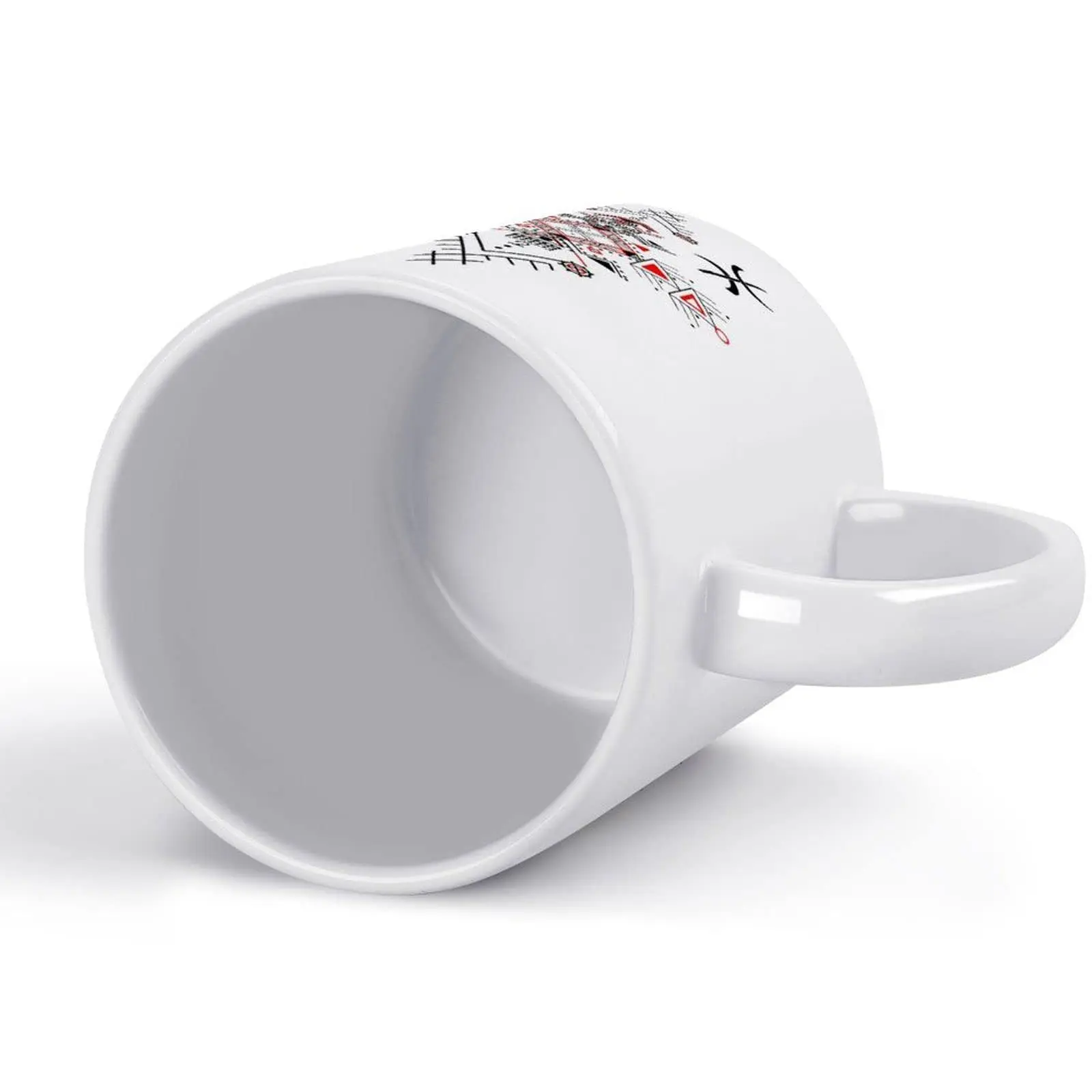 New Design White Wholesale Stocked Sublimation blank ceramic coffee cups Mugs for sublimation